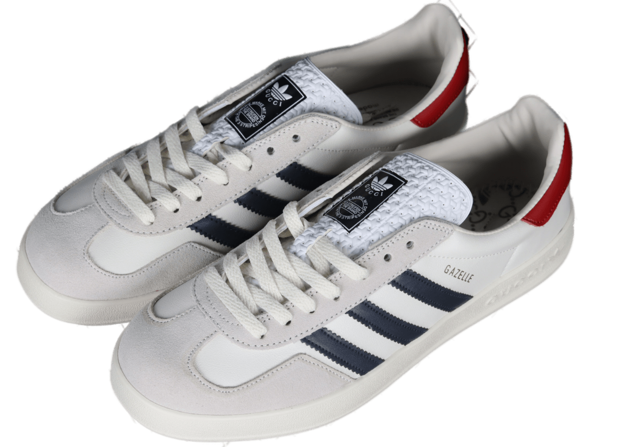  Adidas Gazelle x GUCCI White/Red/Black